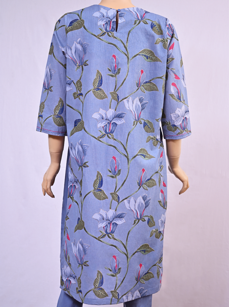 Tulip Sonia Gold Kurta Inky Blue