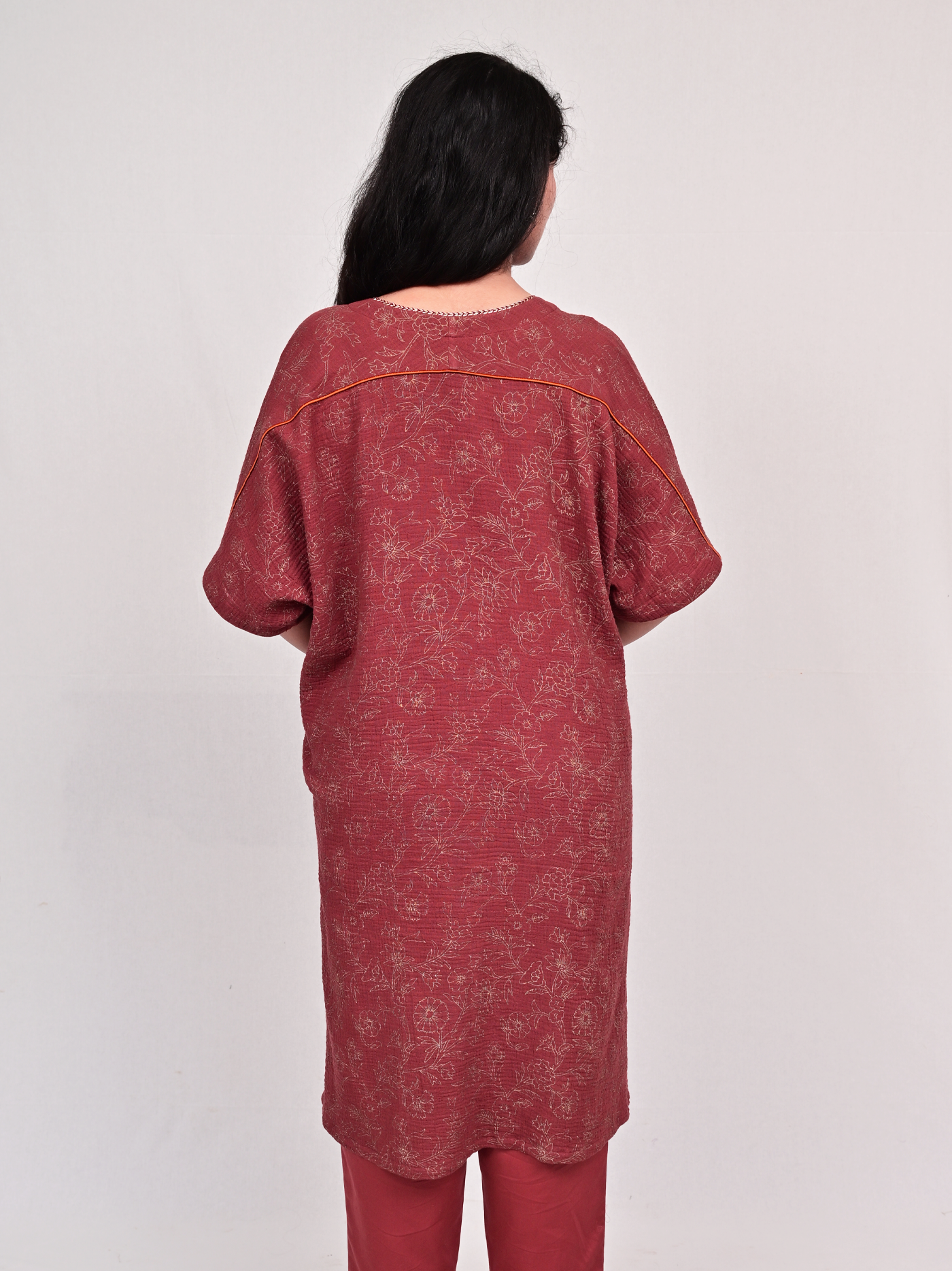 Basma Kurta/Dress - Moon Flower