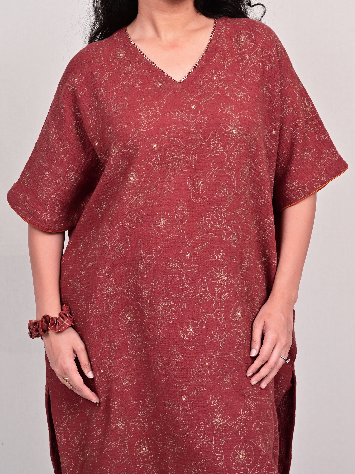 Basma Kurta/Dress - Moon Flower