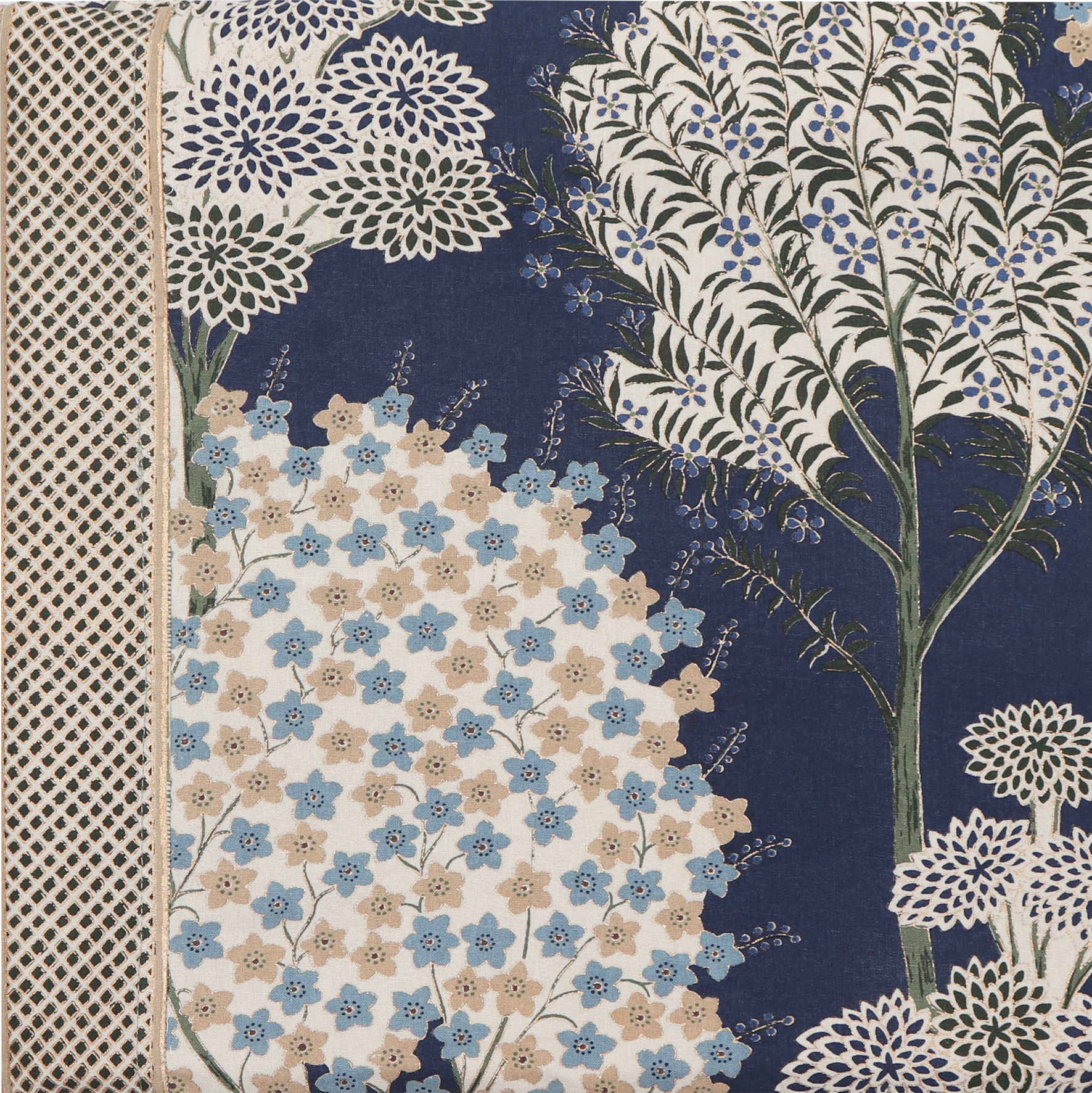 Bed Cover - Pichawai Prussian Blue