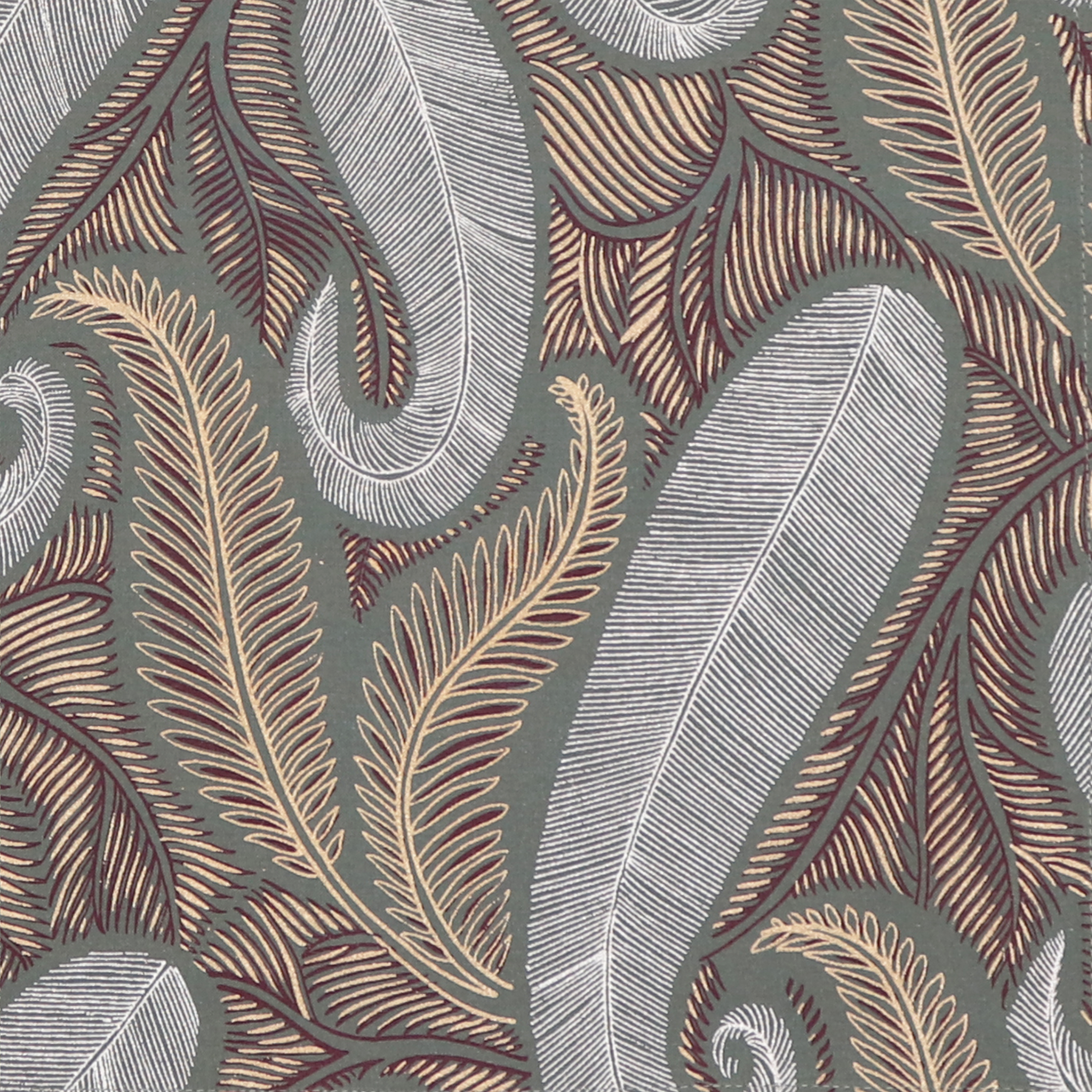 Bed Cover - Bahraich Green