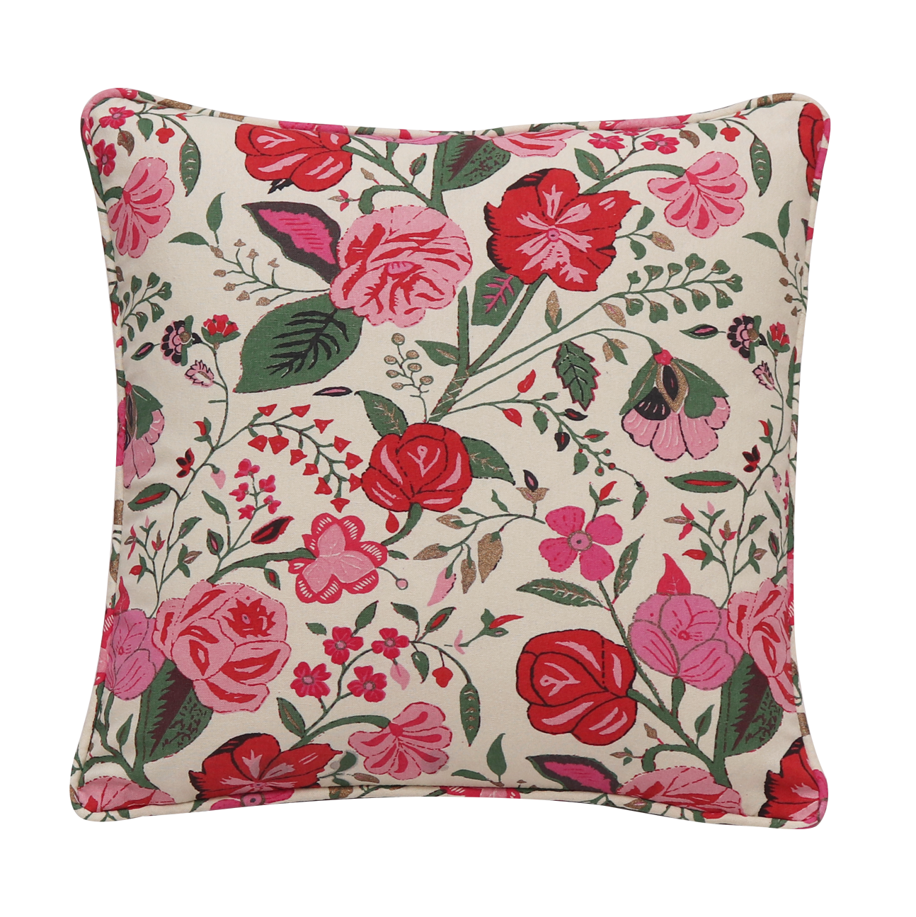 Cushion Cover - Mughal Garden Green