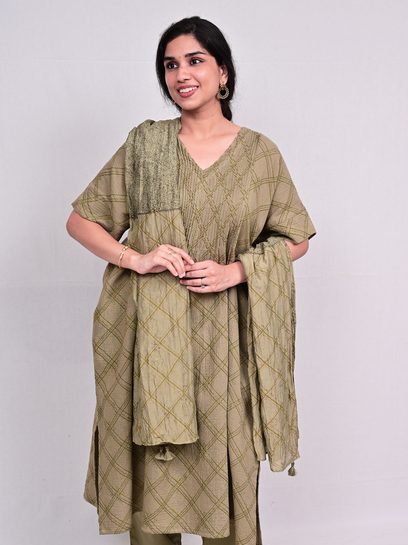Dupatta - Shahtoosh Khaki