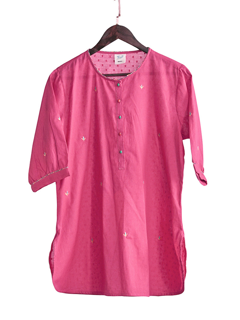 Haseen Top - Dyed Roose