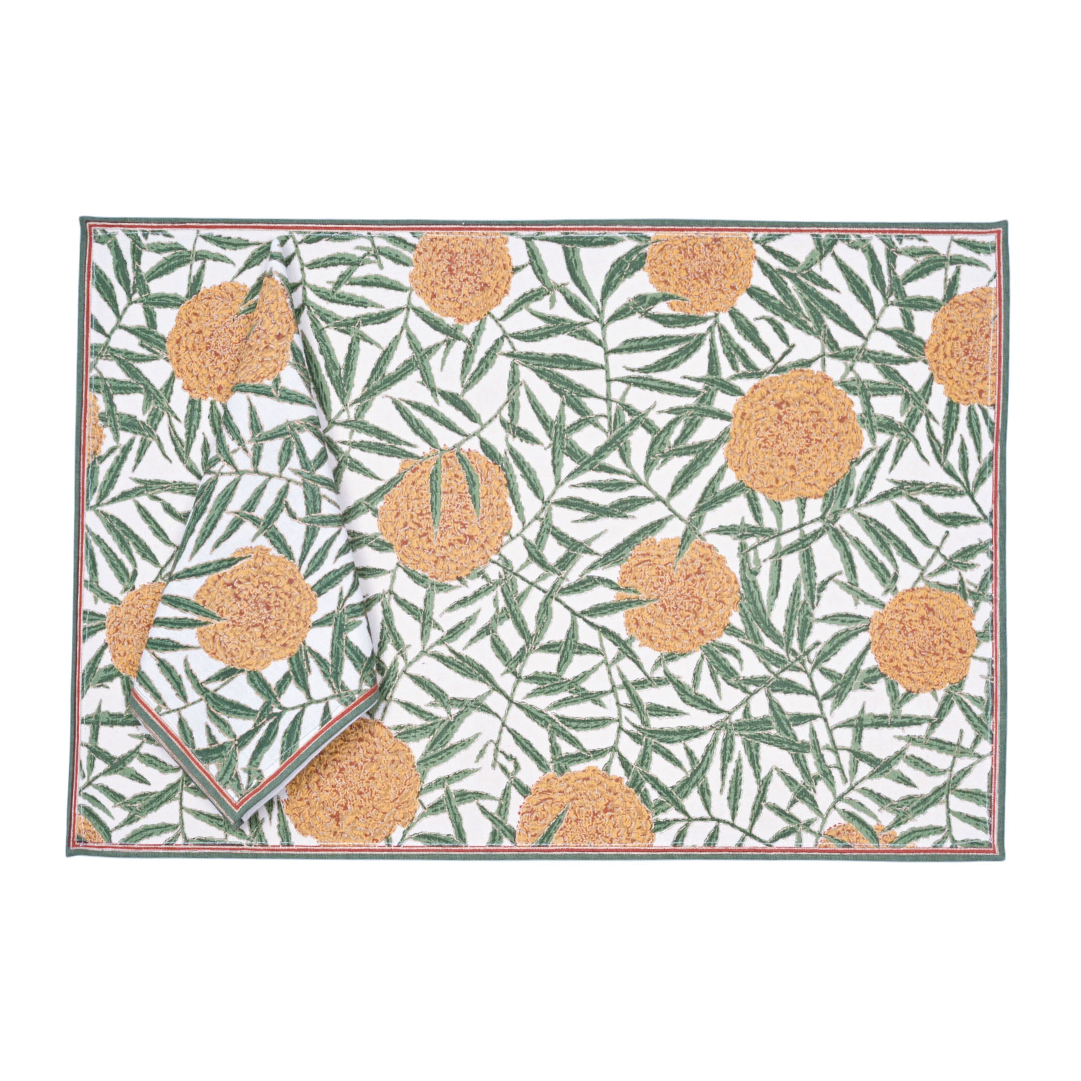 Mat Nap (Set of 6) - Small Genda Phool Haldi
