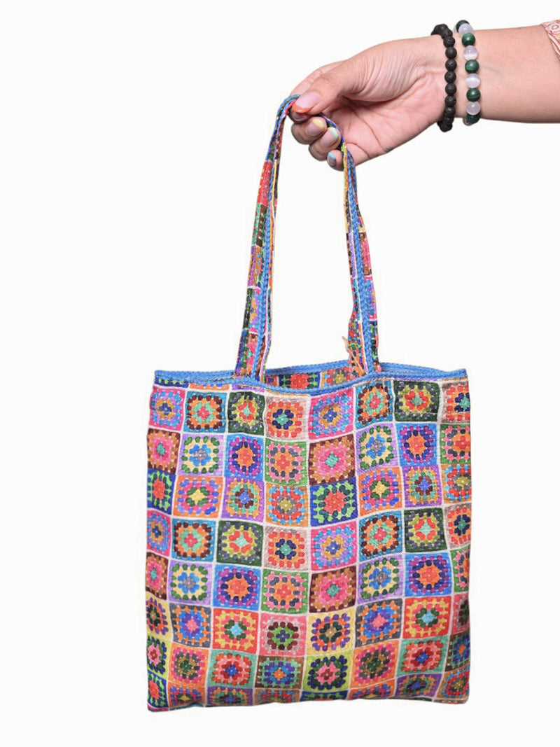 Mini Bag - Granny Square Multi