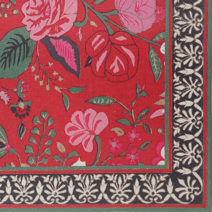 Napkin (Set of 6) - Mughal Garden Mughal Green