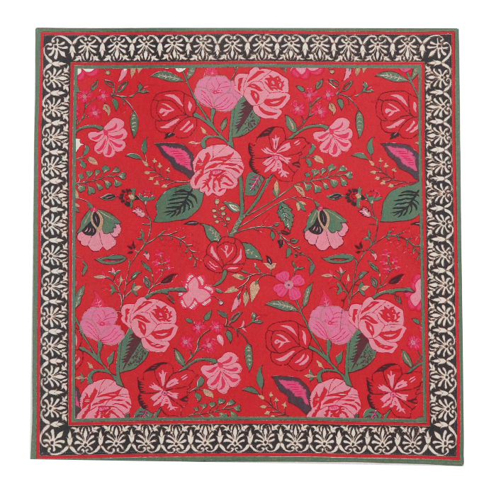 Napkin (Set of 6) - Mughal Garden Mughal Green