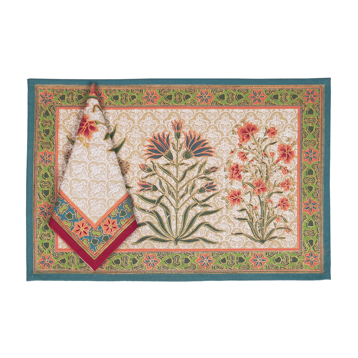 Mat Nap (Set of 6) - Ibadat Cranberry