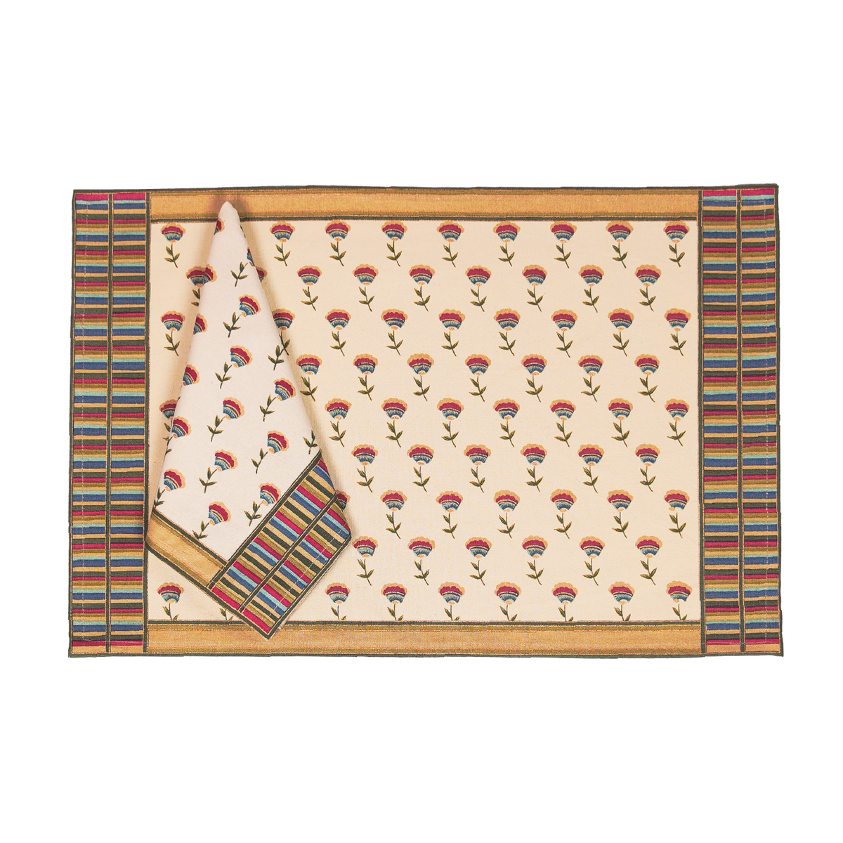 Mat Nap (Set of 6) - Anarkali Booti Vintage