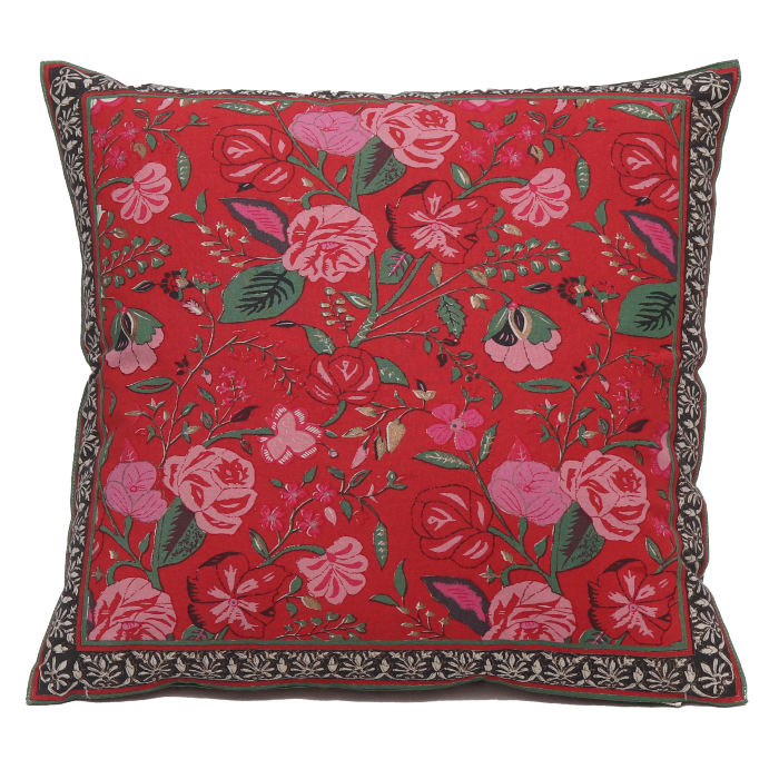 Cushion Cover - Mughal Garden Green