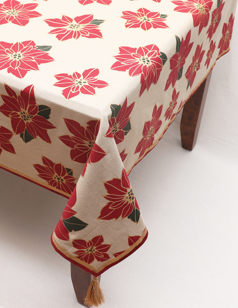 Table Cloth - Poinsettia Red