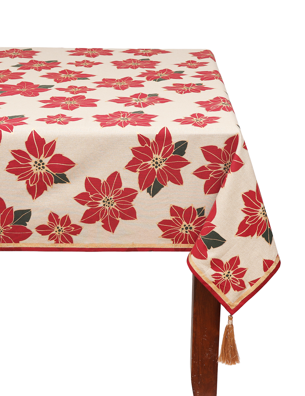 Table Cloth - Poinsettia Red