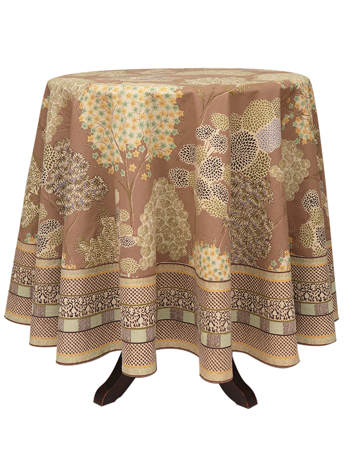 Round Table Cloth  - Pichwai Stand Stone
