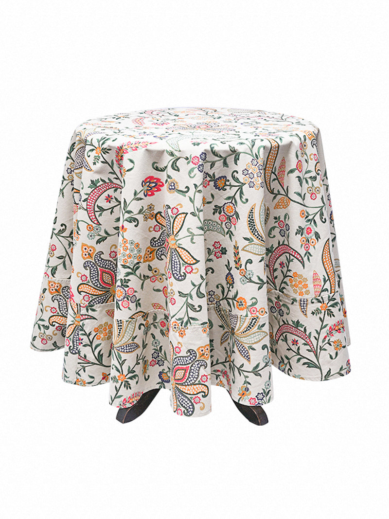 Round Table Cloth - Chilgoza Flannel