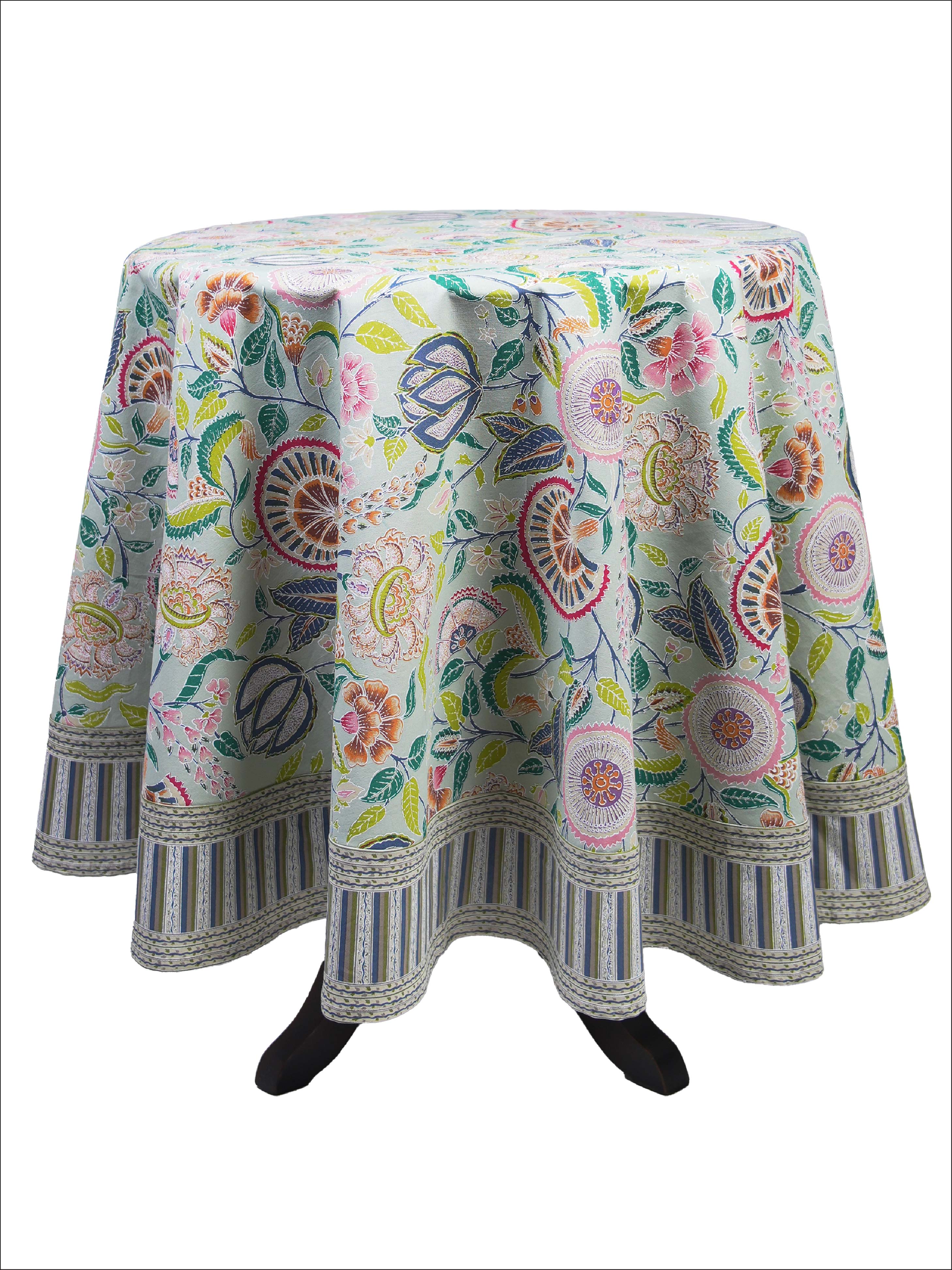 Round Table Cloth - Mohabbat Foilage