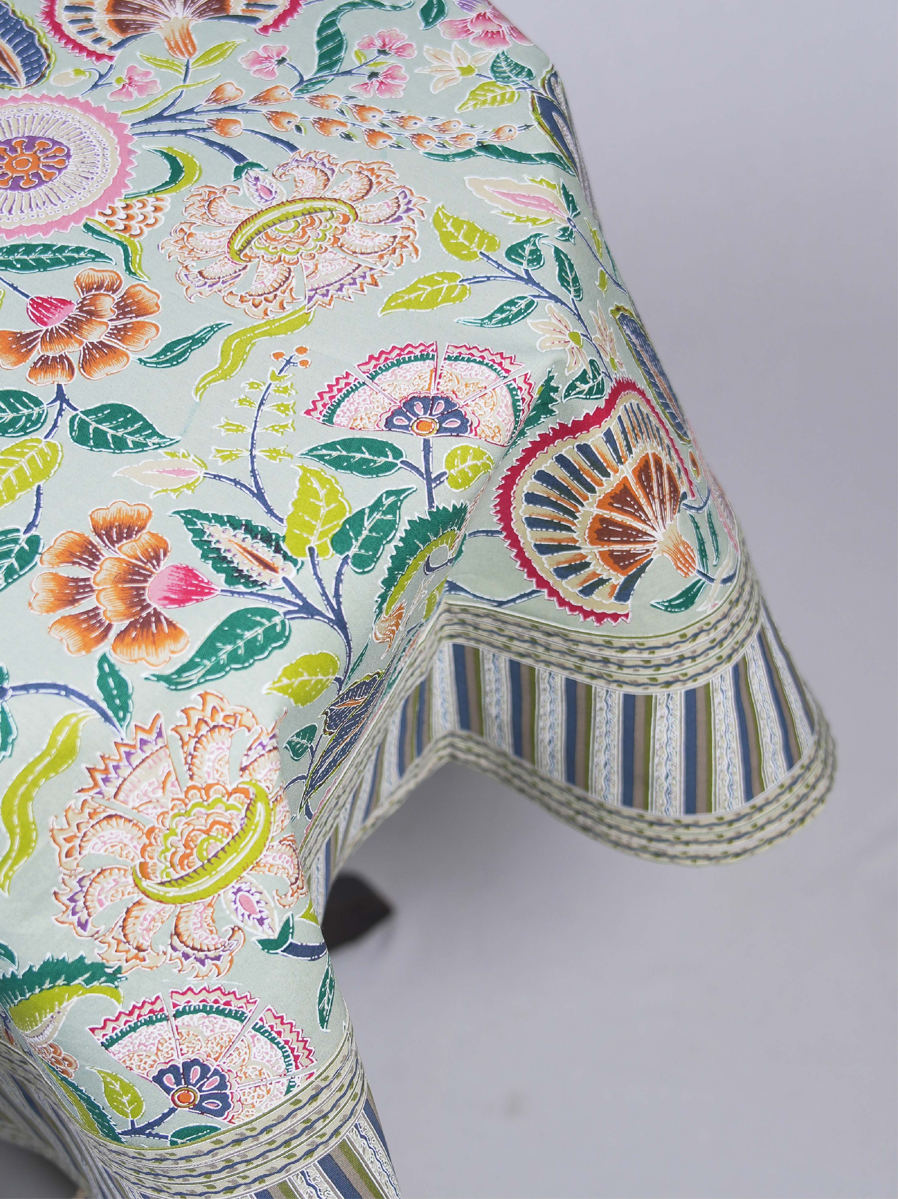Round Table Cloth - Mohabbat Foilage