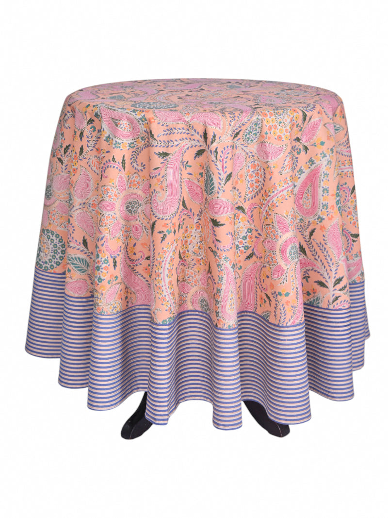 Round Table Cloth - Mumbai Blossom