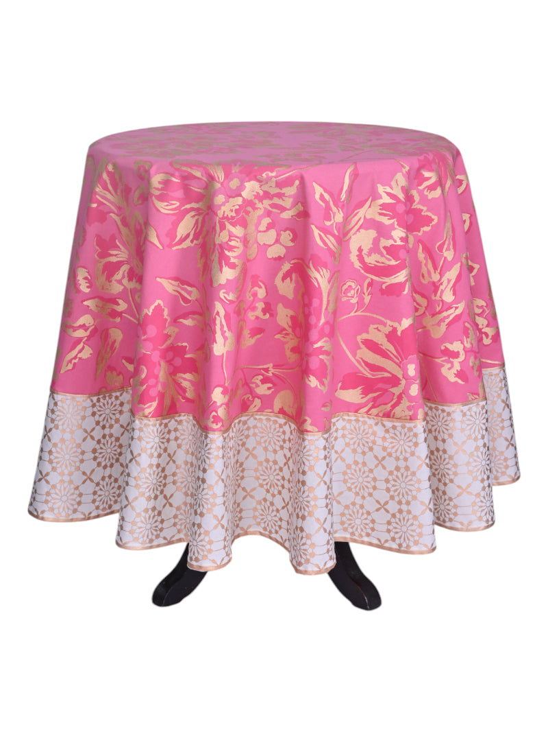 Round Table Cloth - Nausheen Desert Rose