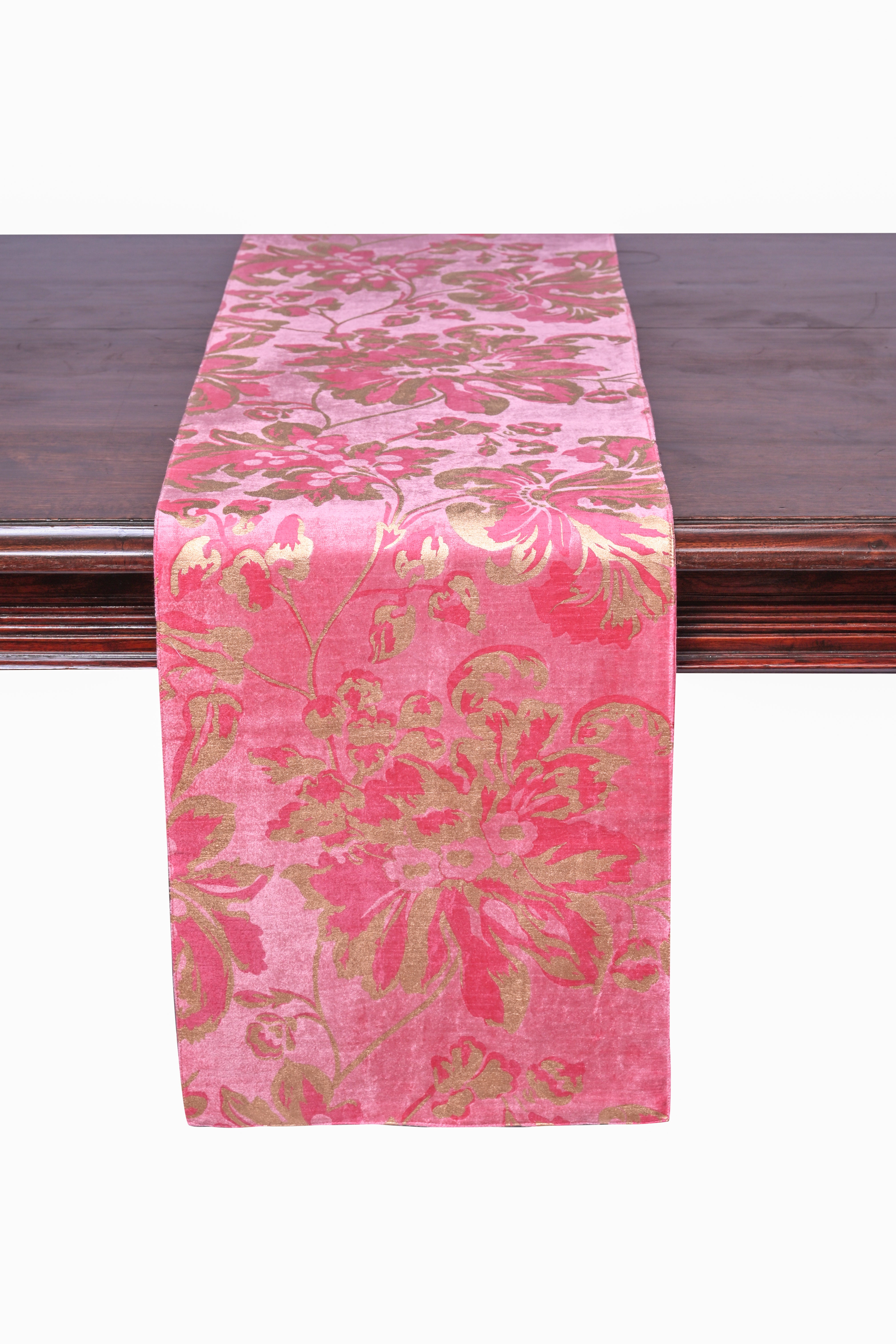 Velvet Runner - Nausheen Desert Rose