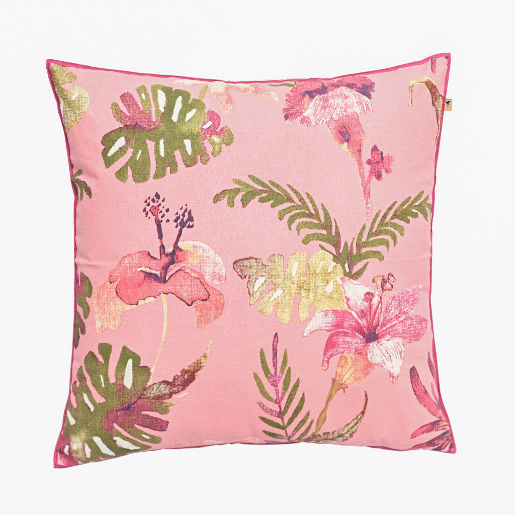 Cotton Cushion Cover - Victoria Begonia
