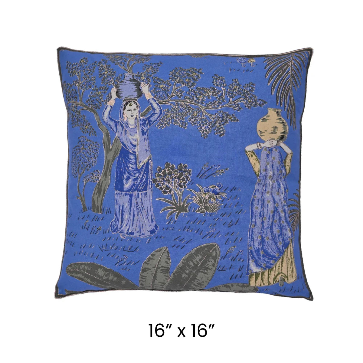 Cushion Cover - Village Life Oasis Green